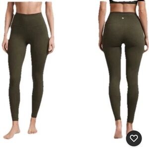 Lululemon Align High-Rise Pant 28" Dark Olive Green Running Hiking Leggings
